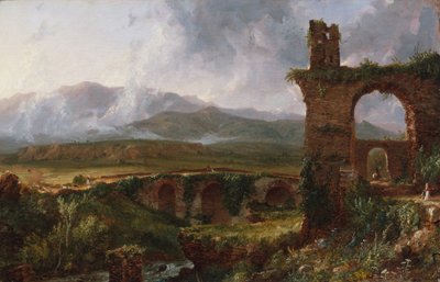 Näkymä lähellä Tivolia (aamu) tekijältä Thomas Cole