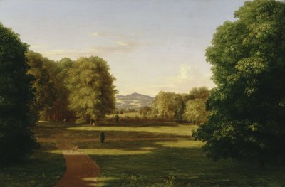 Van Rensselaerin kartanon puutarhat tekijältä Thomas Cole