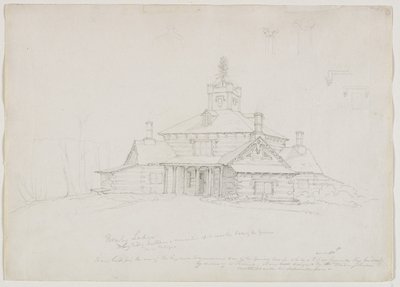 Hornby Lodge, 1839 tekijältä Thomas Cole