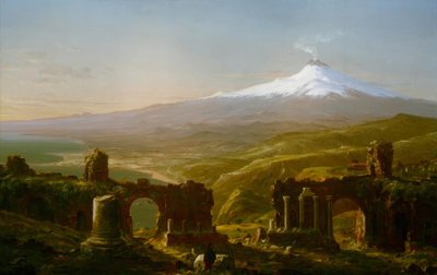Etna Taorminasta tekijältä Thomas Cole