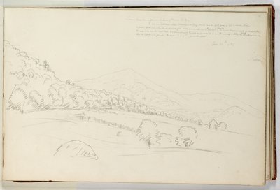 Schroon-vuori lähellä Schroon-järven päätä tekijältä Thomas Cole