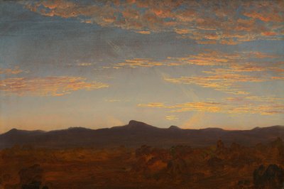 Tutkimus "Catskill Creek" tekijältä Thomas Cole