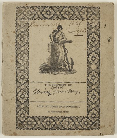 Nimetön ("Otteita väritystaidosta"), noin 1825 (tussi ja muste paperille). tekijältä Thomas Cole