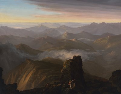 Näkymä läheltä Mount Washingtonin huippua, N.H. tekijältä Thomas Cole