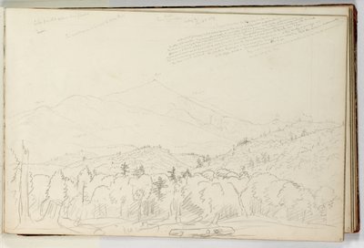 Näkymä Schroon-vuorelle pohjoiseen 28. kesäkuuta tekijältä Thomas Cole