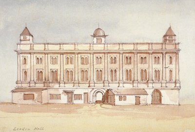 Leadenhall, Lontoon kaupunki, 1850 tekijältä Thomas Colman Dibdin
