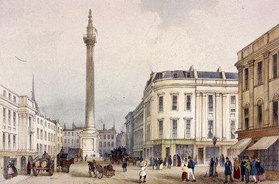 Monumentti, Lontoo, vuonna 1855 tekijältä Thomas Colman Dibdin
