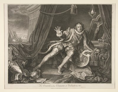 Herra Garrick Richard III:n hahmossa tekijältä Thomas Cook
