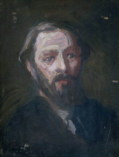 Muotokuva kuvanveistäjä Pier Panderista (1864-1919) tekijältä Thomas Cool