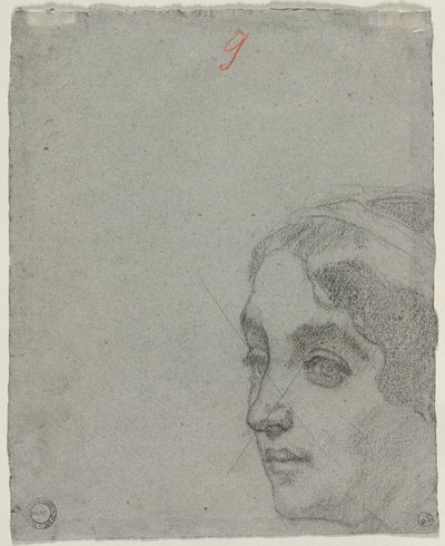 Naisen johtaja verso, n. 1857. tekijältä Thomas Couture