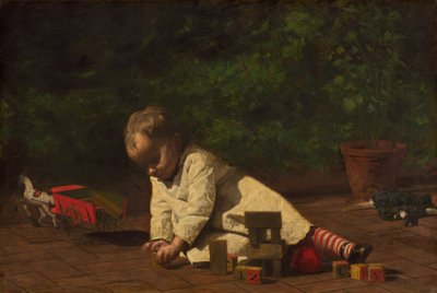Vauva leikkii tekijältä Thomas Cowperthwait Eakins