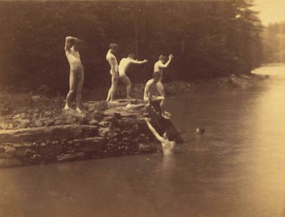 Tutki uimareikää varten tekijältä Thomas Cowperthwait Eakins