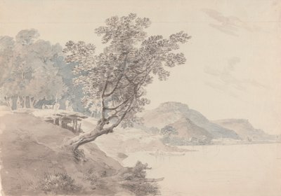 Akbarpur Gaut, lähellä Rahotasia, Intia tekijältä Thomas Daniell