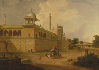Jama Masjid, Delhi tekijältä Thomas Daniell