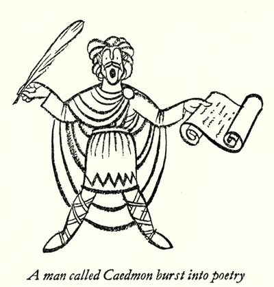 Caedmon (litografia) tekijältä Thomas Derrick