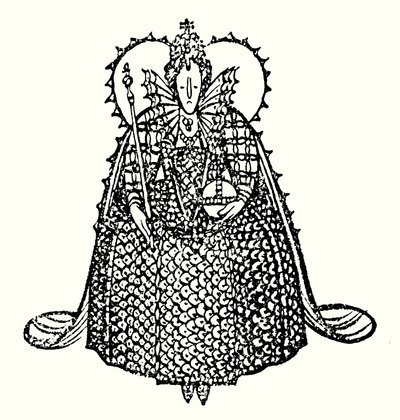 Kuningatar Elisabet I (litografia) tekijältä Thomas Derrick