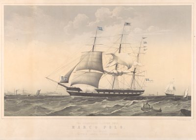 Juhlittu Clipper-alus Marco Polo tekijältä Thomas Dove