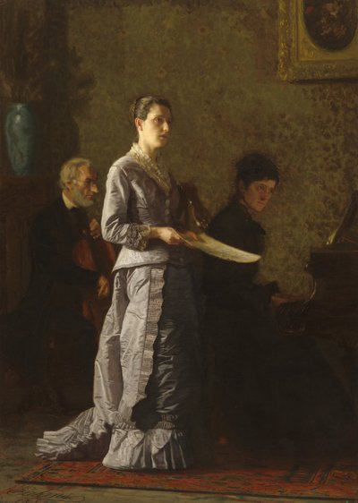 Säälittävän laulun laulaminen tekijältä Thomas Eakins