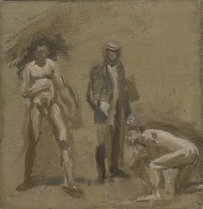 Kreivin ottaminen, tutkimus, 1898 tekijältä Thomas Eakins