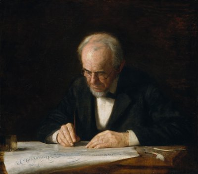 Kirjoitusmestari, 1882. tekijältä Thomas Eakins