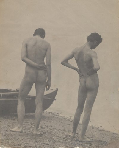 Thomas Eakins ja John Laurie Wallace rannalla, n. 1883. tekijältä Thomas Eakins