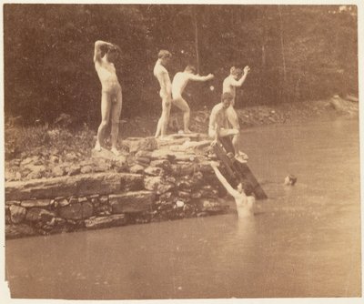 Thomas Eakins ja opiskelijat, n. 1883. tekijältä Thomas Eakins