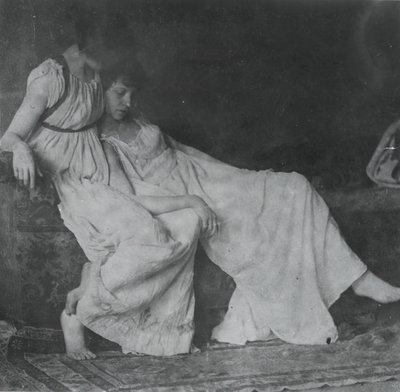 Tuntemattomat mallit kreikkalaisissa puvuissa, n. 1883. tekijältä Thomas Eakins