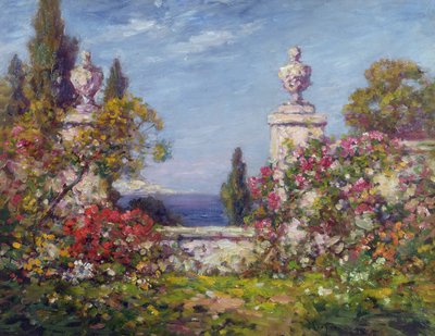 Välimerellinen puutarha tekijältä Thomas Edwin Mostyn