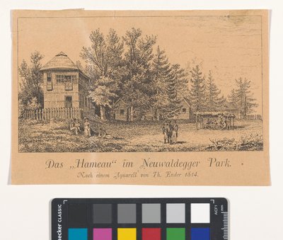 Das "Hameau" im Neuwaldegger Park tekijältä Thomas Ender