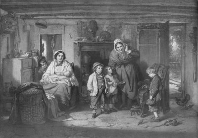 The Mitherless Bairn, c1893, 1911 tekijältä Thomas Faed