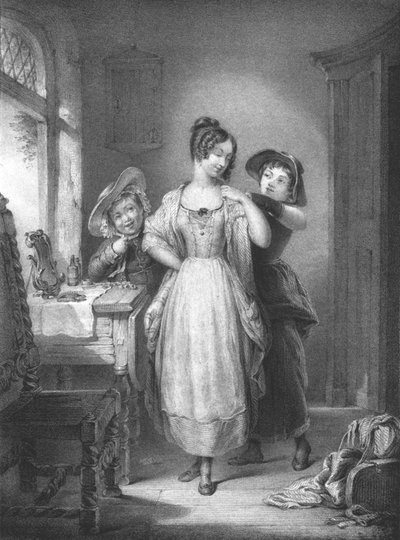 Valmistautuminen vappupäivään 1830 tekijältä Thomas Fairland