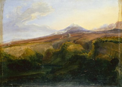 Näkymä Vesuviukselle (öljy aluksella) tekijältä Thomas Fearnley
