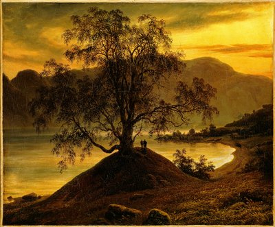 Vanha koivu Sognefjordissa tekijältä Thomas Fearnley