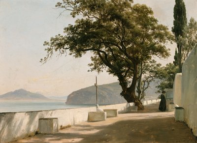 Terassi kivitammella, Sorrento tekijältä Thomas Fearnley