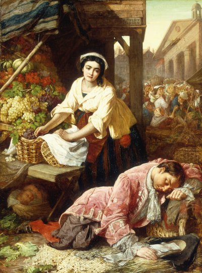 Ahdistunut runoilija, 1866 tekijältä Thomas Frank Heaphy