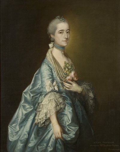 Ann Leyborne Leyborne, n. 1763 (öljy kankaalle) tekijältä Thomas Gainsborough