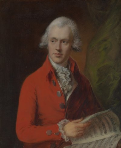 Charles Rousseau Burney 1747-1819, n. 1780. tekijältä Thomas Gainsborough