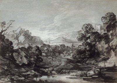 Näkymä rannikolle tekijältä Thomas Gainsborough