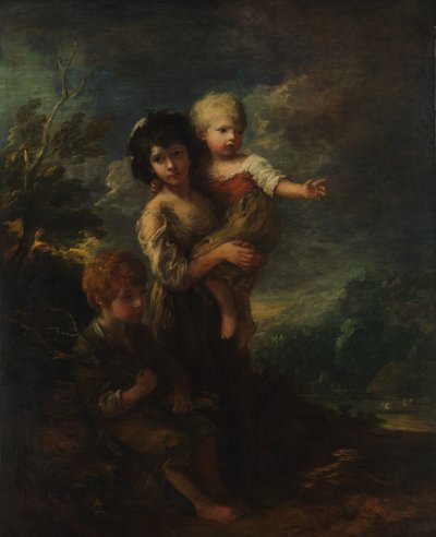 Mökkilapset The Wood Gatherers, 1787. tekijältä Thomas Gainsborough