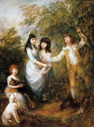 Marshamin lapset. 1787 tekijältä Thomas Gainsborough
