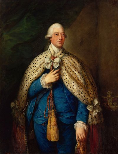 Yhdistyneen kuningaskunnan kuningas George III 1738-1820, 1785. tekijältä Thomas Gainsborough
