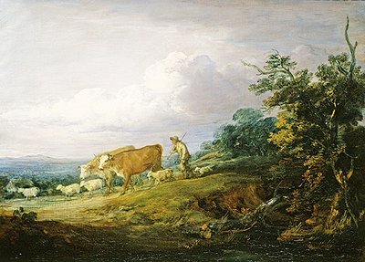 Maisema (öljy kankaalle) tekijältä Thomas Gainsborough