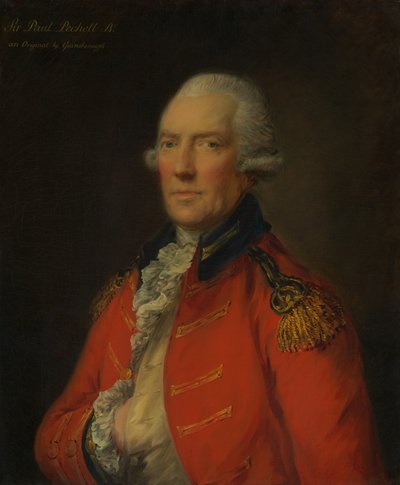 Everstiluutnantti Paul Pechell 1724-1800. tekijältä Thomas Gainsborough