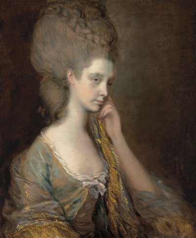 Lady Anne Thistlethwaite, Chesterfieldin kreivitär, muotokuva tekijältä Thomas Gainsborough