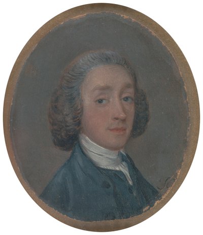 Muotokuva nuoresta miehestä, jolla on jauhetut hiukset tekijältä Thomas Gainsborough