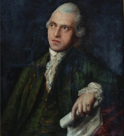 Muotokuva säveltäjästä ja viulisti Antonín Kammelista 1730-1784, n. 1768. tekijältä Thomas Gainsborough