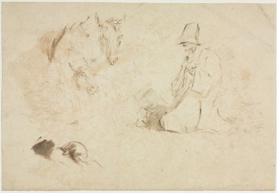 Luonnokset: Figuurit ja eläimet tekijältä Thomas Gainsborough