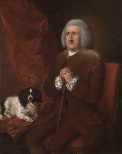 William Lowndes, Hänen Majesteettinsa valtiovaraintuomioistuimen tilintarkastaja tekijältä Thomas Gainsborough RA