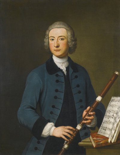 Lewis Christian Austin Granomin muotokuva, 1743 tekijältä Thomas Gibson