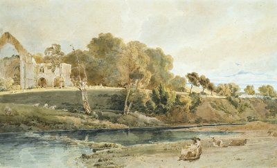Bolton Abbey, Yorkshire tekijältä Thomas Girtin